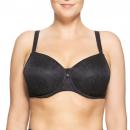 Ulla Lingerie Féminine wire bra Alice cup H-I, color black
