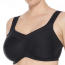 Ulla Lingerie Féminine Sport-bra Kate cup K-L, color black