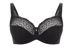 Ulla Lingerie Féminine Josy bra cup H-L, color black