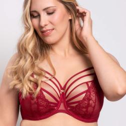 Ulla Lingerie Féminine wired bra Exclusive Line D-I cup, color sunset