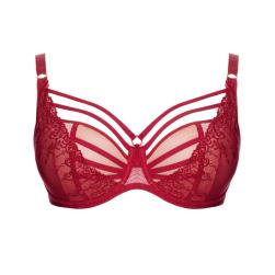 Preview: Ulla Lingerie Féminine wired bra Exclusive Line D-I cup, color sunset